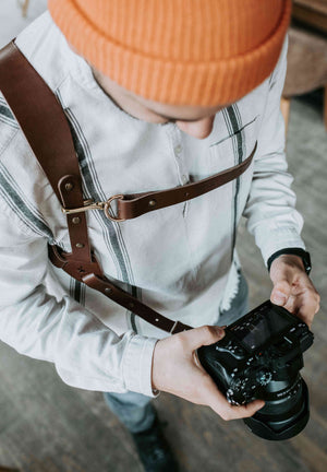 Single Camera Strap | Leather Camera Strap | Single Body Camera Strap